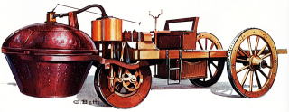 1770年史上初の自動車